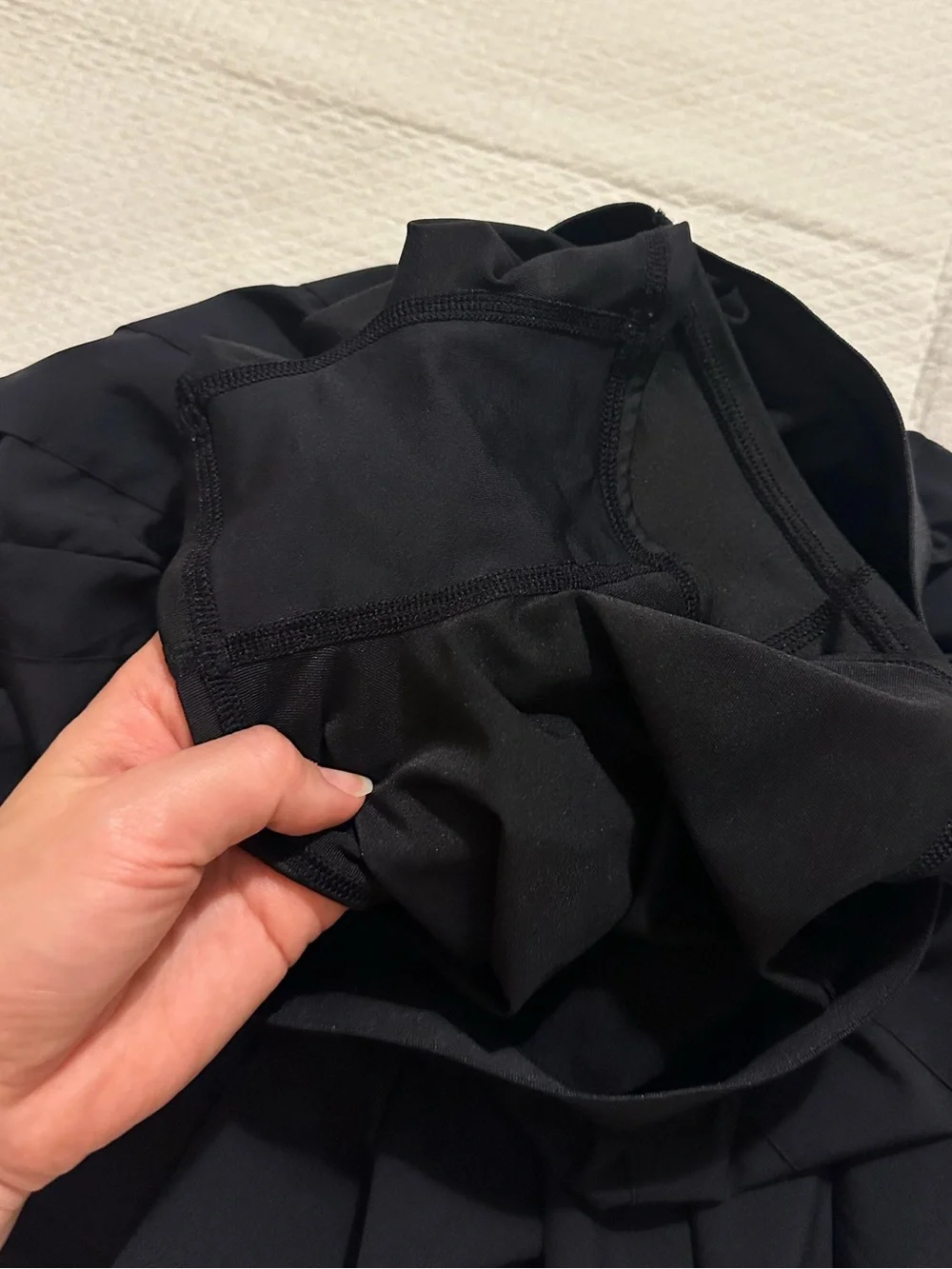 Alo Yoga Varsity Tennis Skirt in Black XS